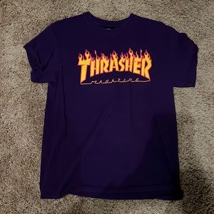 Women’s T-shirt size medium purple, thrasher T-shirt